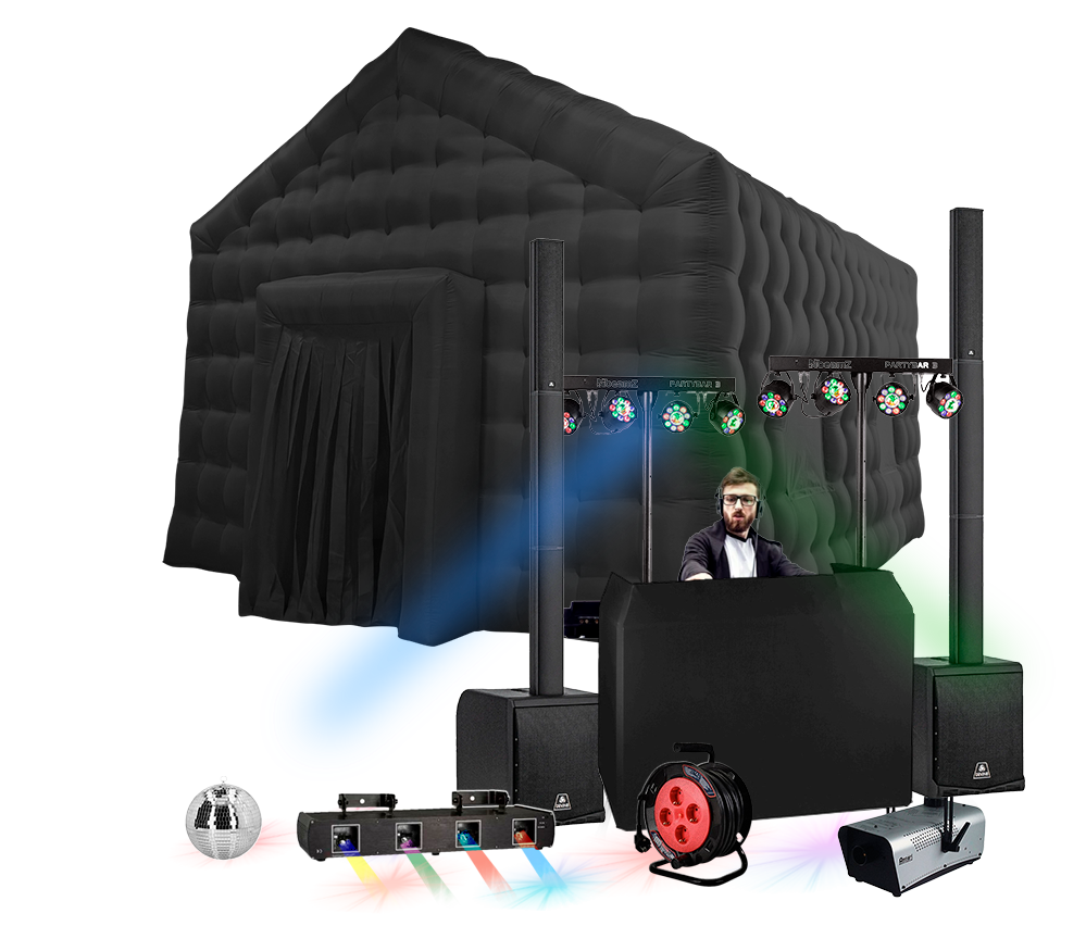 Pakket E - opblaasbare partytent huren